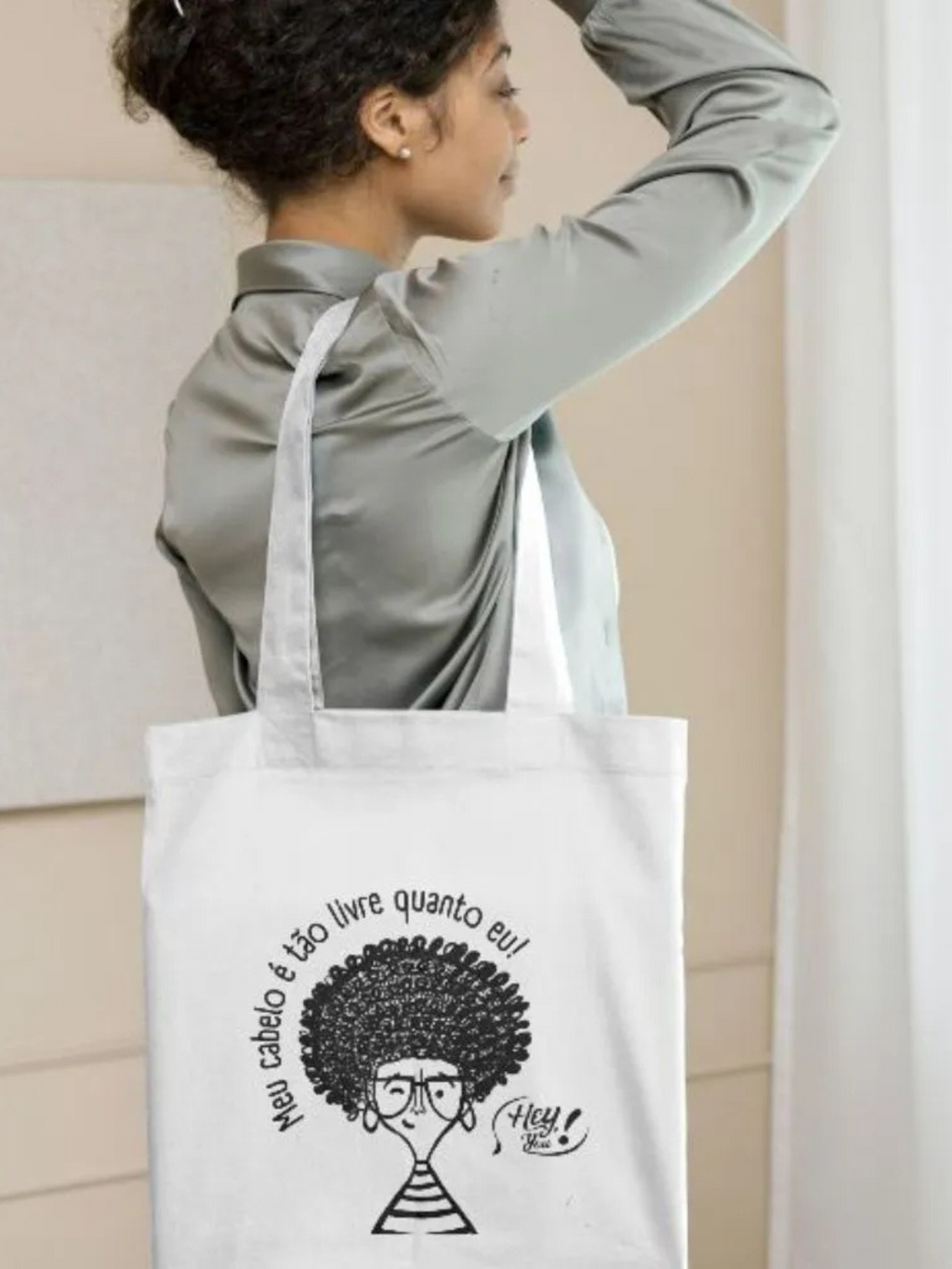Ecobag Cabelo Livre Hey, Afrodite!
