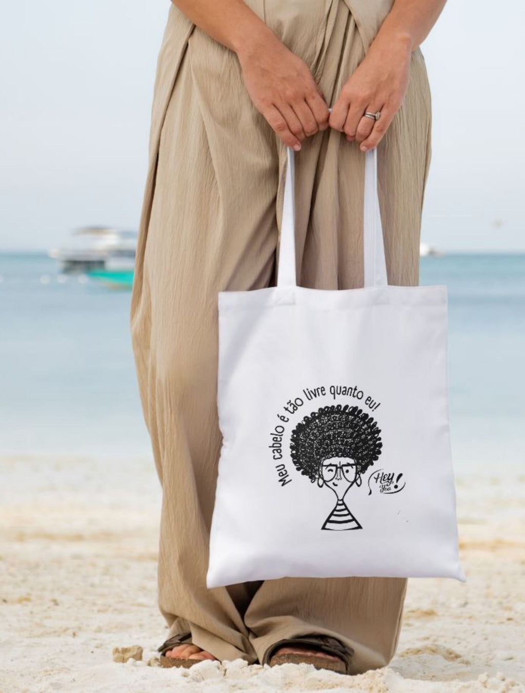 Ecobag Cabelo Livre Hey, Afrodite!