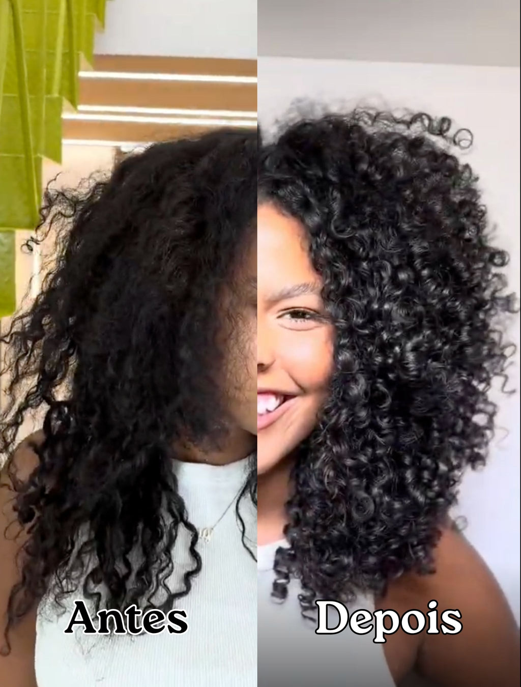 Kit Crespa Poderosa – Máscara Multifuncional 3 em 1 + Gelatina FixaBrilho 1 LITRO | Hidratação, Reconstrução e Cuidado