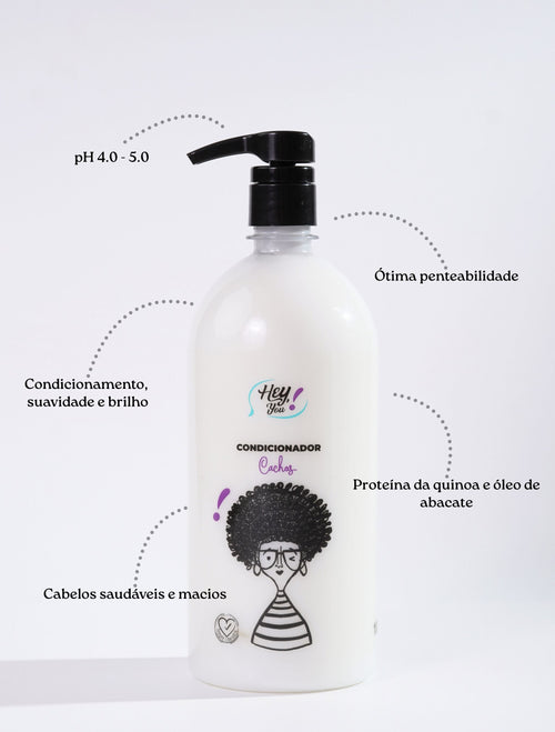 Condicionador Hidratação Intensa – Maciez & Brilho | Hey, Afrodite! 1L