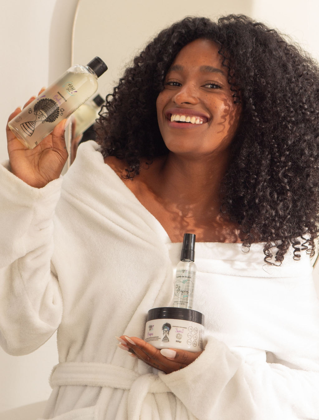 Kit Restauração Completa – Shampoo + Máscara 3 em 1 + Óleo | Limpeza, Hidratação e Nutrição