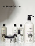 Kit Super Cuidado - Hidratação, Nutrição e Brilho para Ondulados, Cachos e Crespos