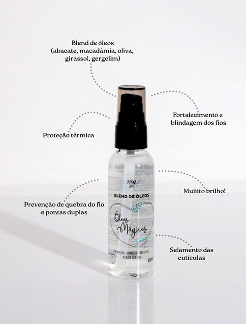 Kit Controle e Liberdade – Creme para Pentear + Gelatina + Blend de Óleos | Definição e Brilho Intenso