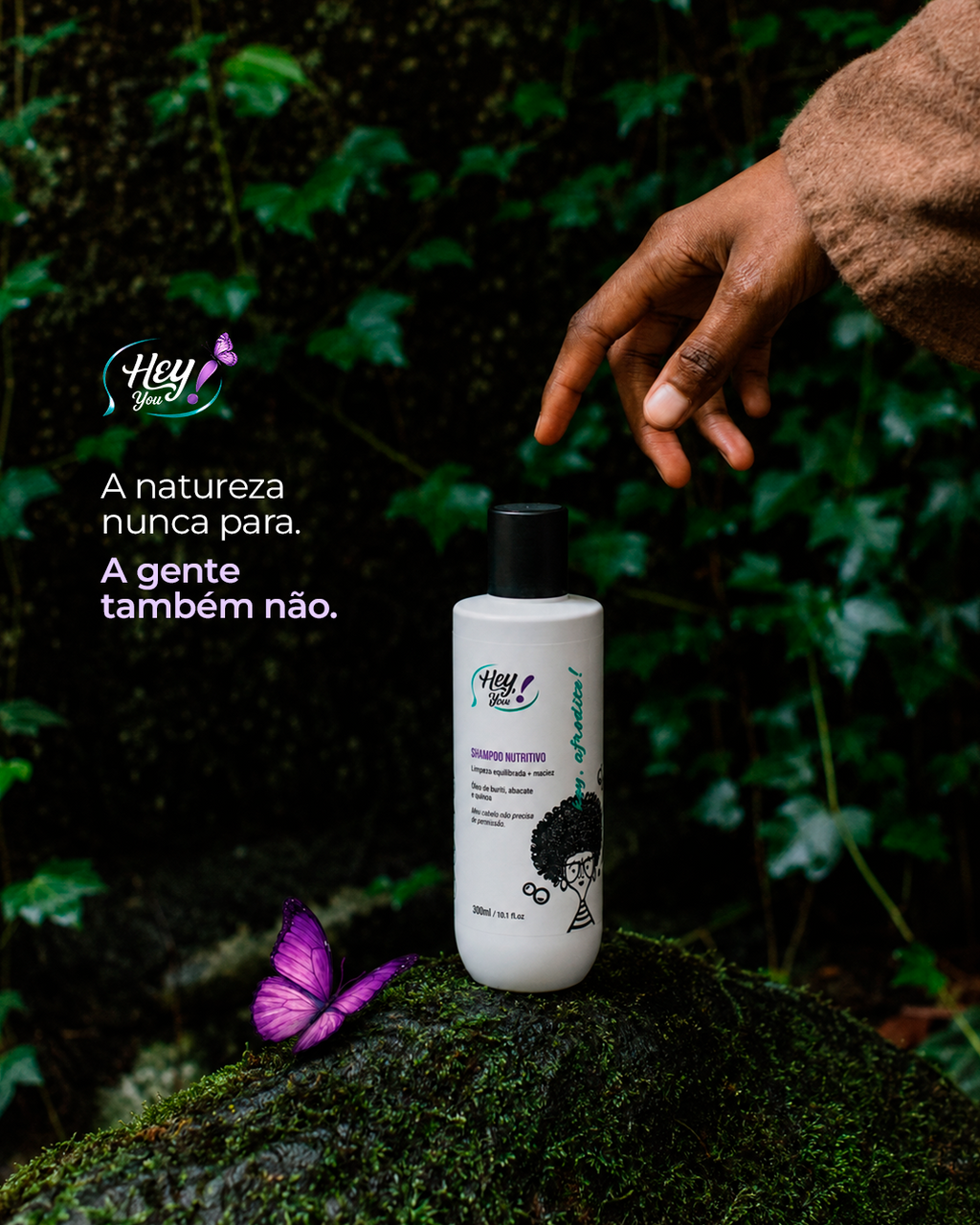 Shampoo Low Poo Limpeza Profunda - Brilho & Leveza | Hey, Afrodite