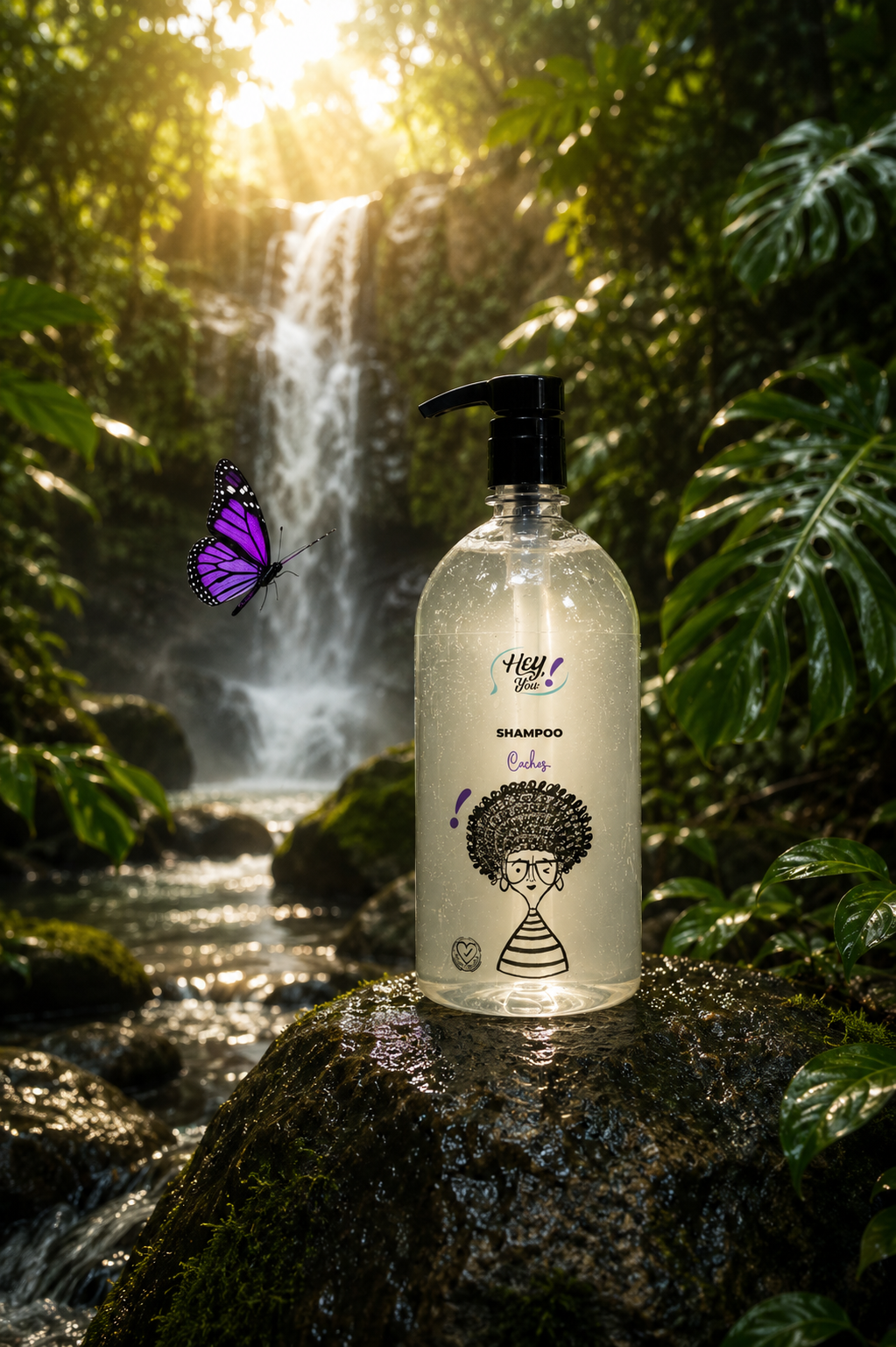 Shampoo Low Poo Limpeza Profunda – Brilho & Leveza | Hey, Afrodite! 1 Litro