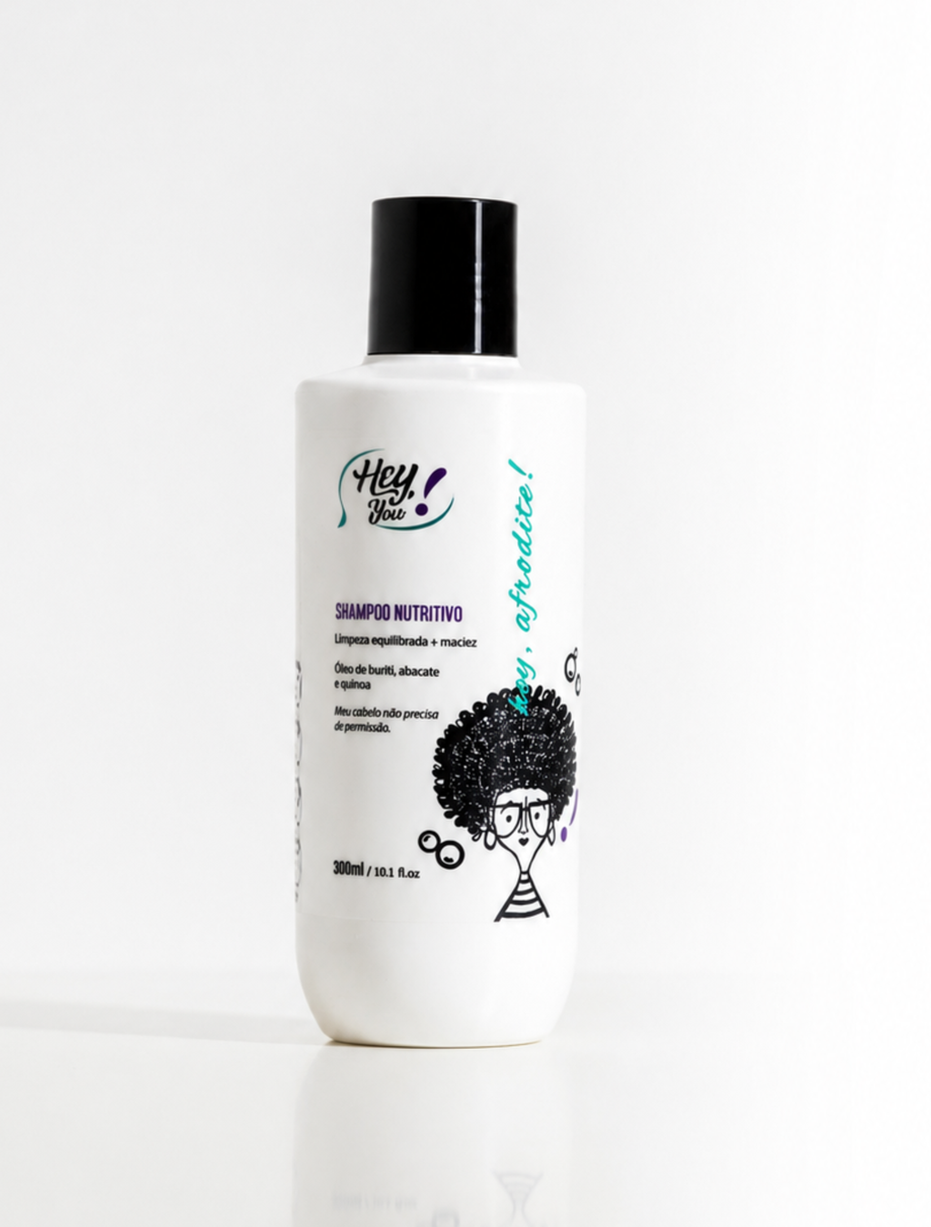 Shampoo Low Poo Limpeza Profunda - Brilho & Leveza | Hey, Afrodite! 300ml