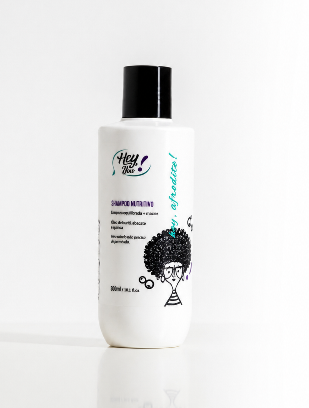 Shampoo Low Poo Limpeza Profunda - Brilho & Leveza | Hey, Afrodite! 300ml